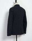 hansen charlie easy three button blazer black pin