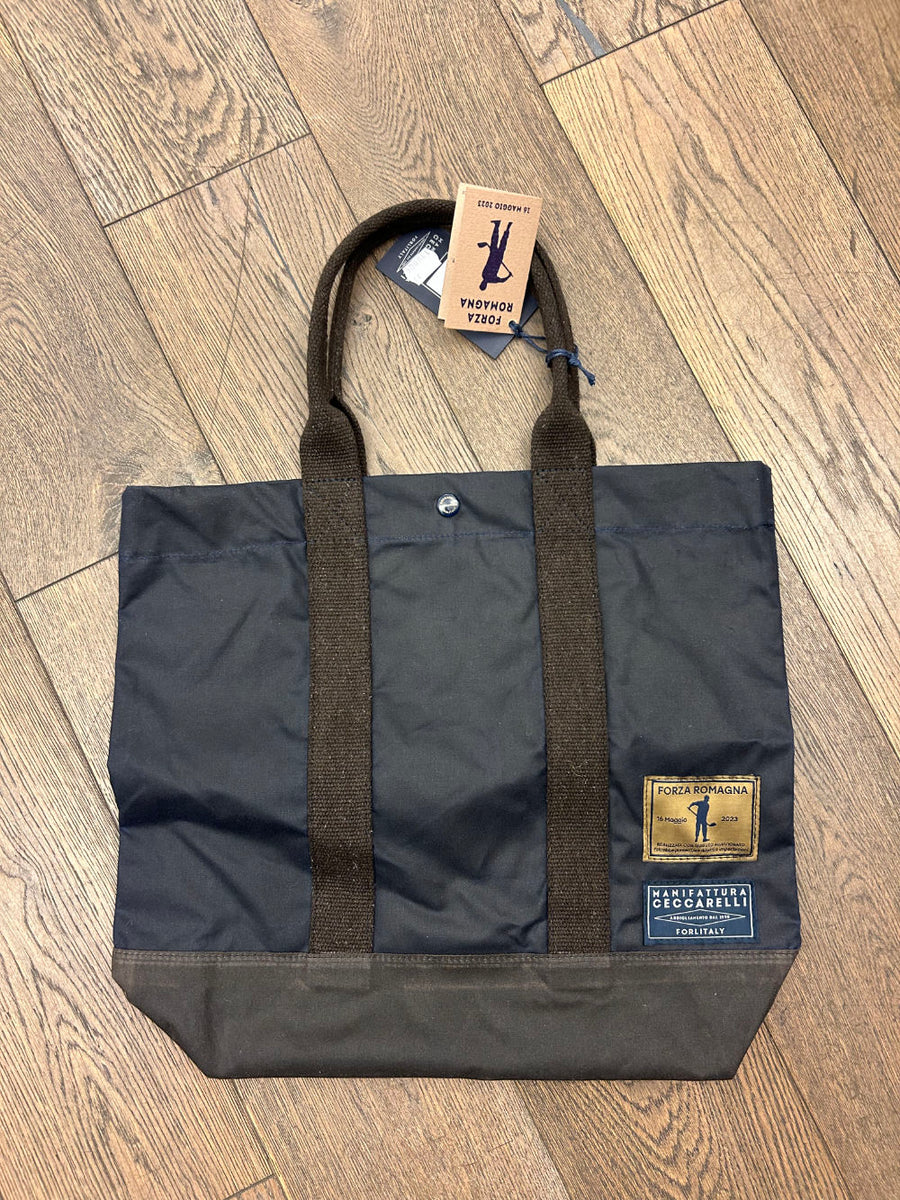 manifattura ceccarelli tote bag navy