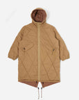 universal works diamond quilt parka brown (LAST SIZE MEDIUM)