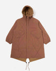 universal works diamond quilt parka brown (LAST SIZE MEDIUM)