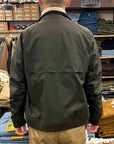 baracuta x barbour porton wax jacket olive