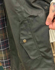 baracuta x barbour porton wax jacket olive