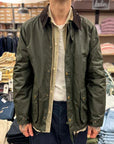 barbour wax deck jacket archive olive