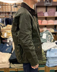 barbour wax deck jacket archive olive