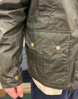 barbour wax deck jacket archive olive