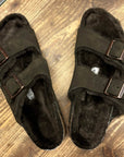 birkenstock arizona shearling mocha (LAST SIZE 46)