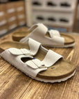 birkenstock arizona antique white