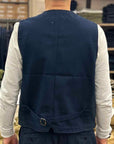 captain santors wool vest nevy 7702 CP352