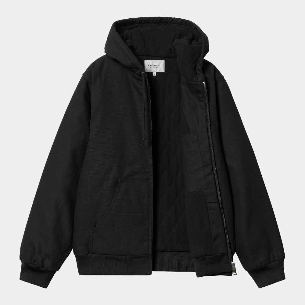 carhartt wip active jacket winter black