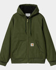 carhartt wip active jacket winter tarragon rigid