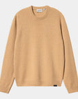 carhartt wip alten sweater peanut