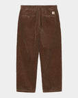 carhartt wip evan pant corduroy chocolate rinsed