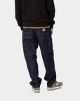 carhartt wip single knee pant blue rinsed