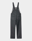 carhartt wip women orlean bib overall straight hickory stripe blue white (LAST SIZE SMALL)