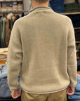 casa isaac rollneck oversize pullover beige (LAST SIZE LARGE)