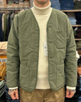 chesapeakes field jacket inner liner military green