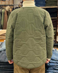 chesapeakes field jacket inner liner military green