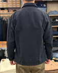 chesapeakes work jacket linen st malo navy blue