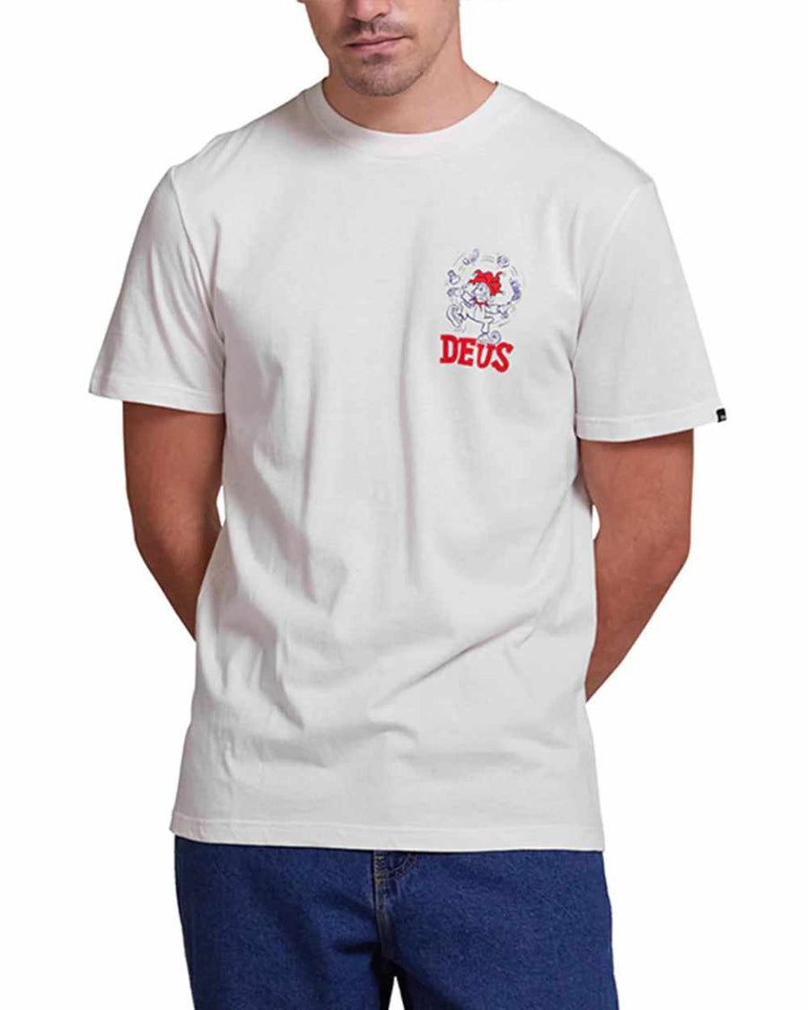 deus ex machina new redline t-shirt vintage white