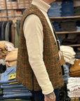 east harbour surplus bristol 623 reversible vest tweed green