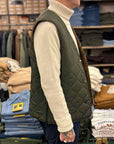 east harbour surplus bristol 623 reversible vest tweed green