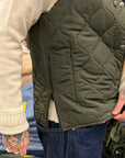 east harbour surplus bristol 623 reversible vest tweed green