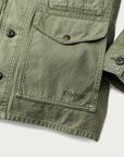 filson field cruiser jacket washed fatigue green