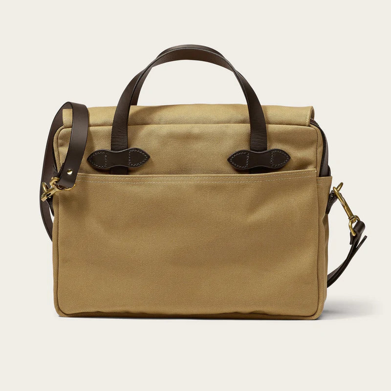 filson rugged twill original briefcase tan