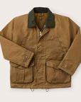 filson tin cloth field jacket dark tan