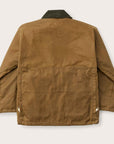 filson tin cloth field jacket dark tan