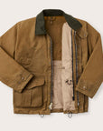 filson tin cloth field jacket dark tan