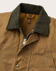 filson tin cloth field jacket dark tan