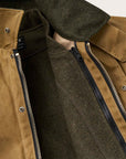 filson tin cloth field jacket dark tan