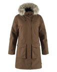 fjall raven nuuk lite parka women dark oak