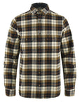 fjallraven singi heavy flannel shirt chalk white dark navy