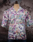 fleurs de bagne the hawaian shirt surfers coco purple