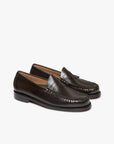 gh bass weejuns larson penny loafers chocolate leather (LAST SIZE 43)