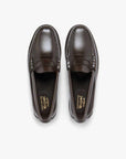 gh bass weejuns larson penny loafers chocolate leather (LAST SIZE 43)