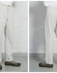 hansen ken wide cut trousers clay