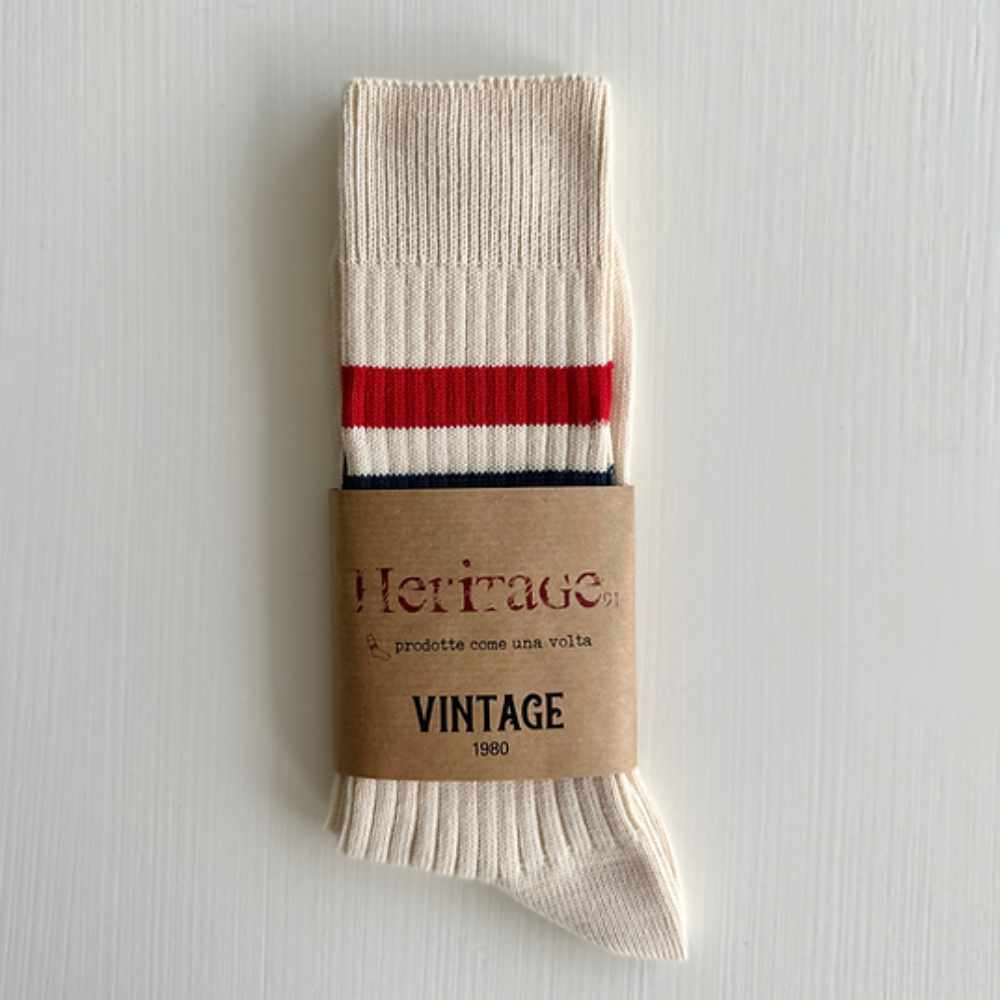 heritage 9.1 natural red and denim stripes