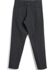 hansen kian cinch back wide trousers grey pin