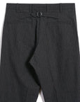 hansen kian cinch back wide trousers grey pin