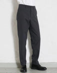 hansen kian cinch back wide trousers grey pin