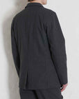 hansen lukas blazer jacket grey pin