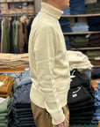 manifattura ceccarelli turtleneck sweater M601 natural