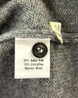 max rohr max 1/7 lateral buttons pullover grey