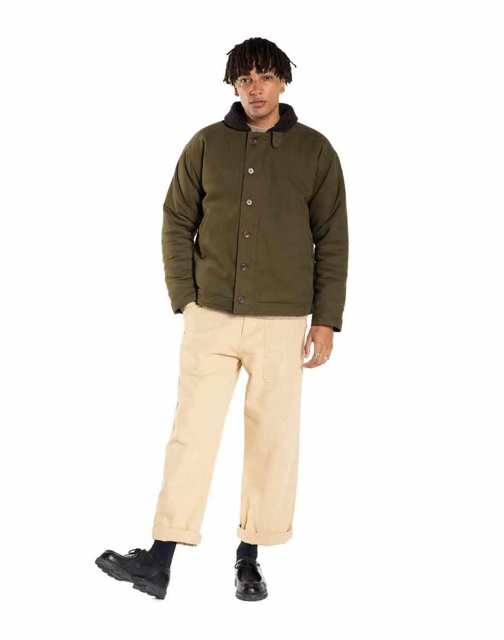 olow mermoz jacket khaki (LAST SIZE LARGE)