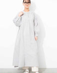 ordinary fits puff dress grey check