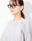 ordinary fits puff dress grey check