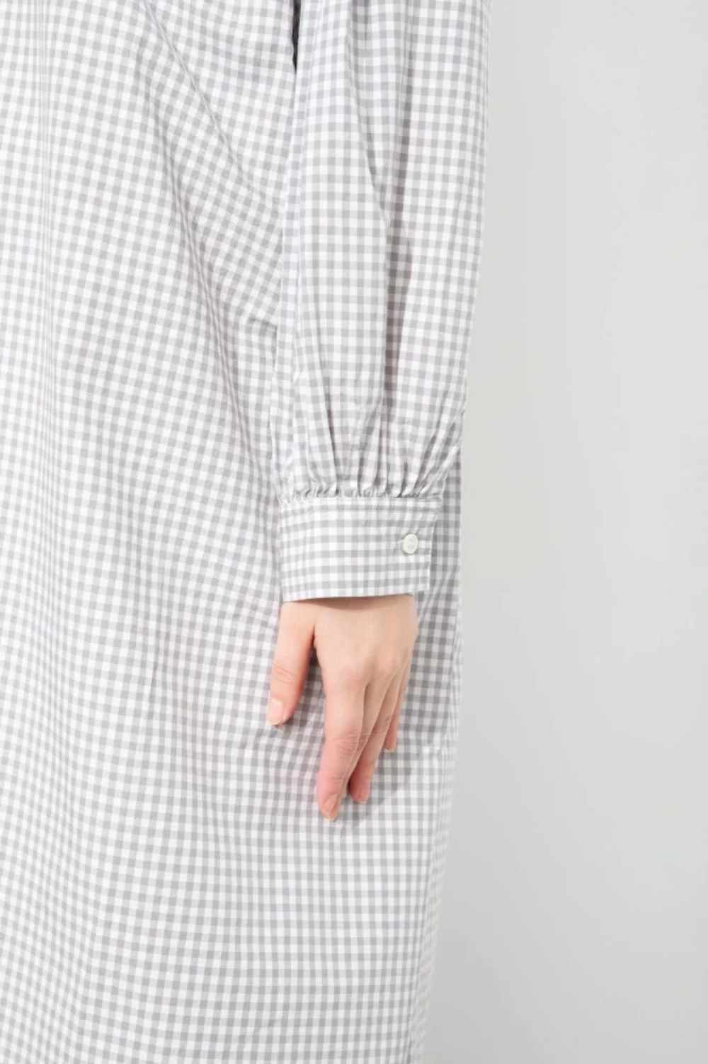 ordinary fits puff dress grey check